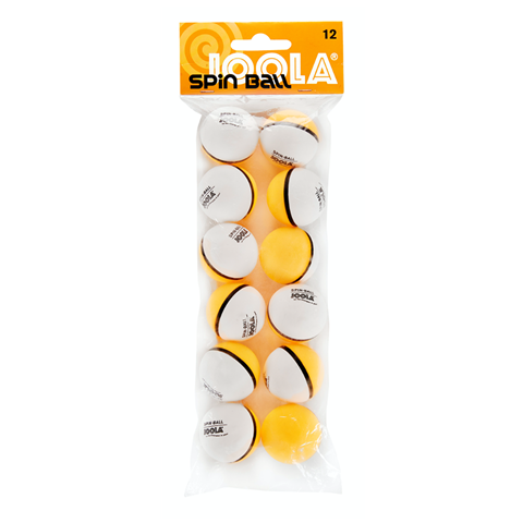 Joola Dual Colored Spinballs - 12 Count Table Tennis Ball