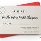TableTennisStore - Personalized Gift Certificate