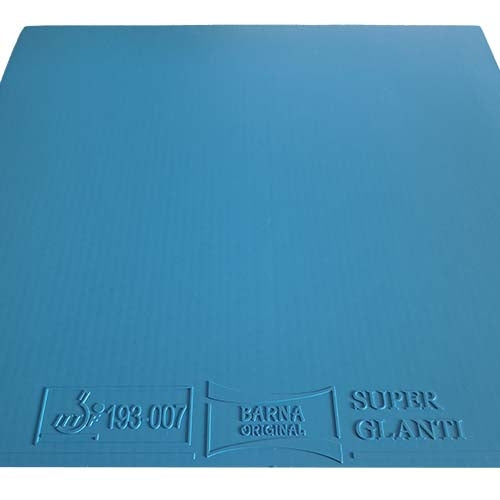 Barna Original Super Glanti New Blue Edition Anti-Spin Table Tennis Rubber - Thickness Options: 0.8 mm / 1.2 mm / 1.6 mm