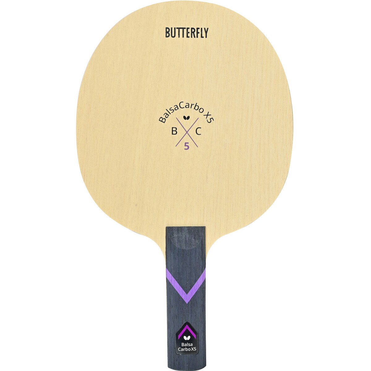 Butterfly Balsa Carbo X5 22 - Offensive Table Tennis Blade - ST - Front