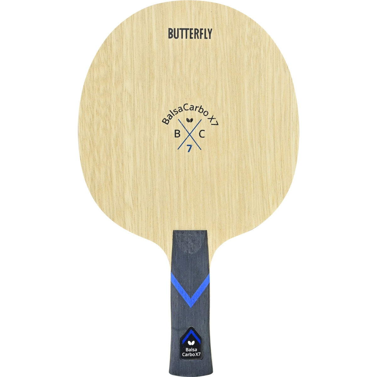 Butterfly Balsa Carbo X7 22 - Table Tennis Blade - AN - Front