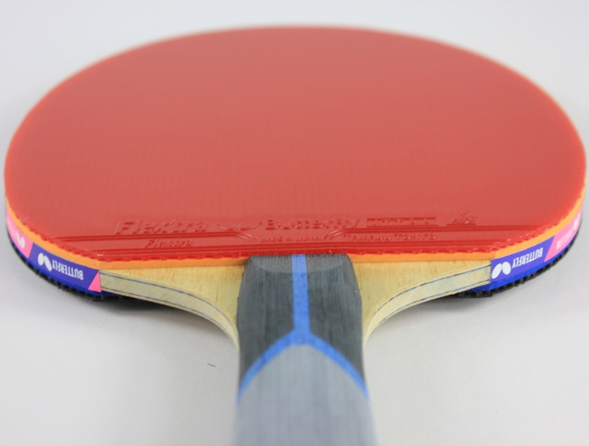 Butterfly Bty 802 - Offensive Table Tennis Racket - Flextra 2.1 Red Rubber