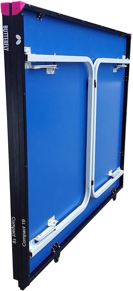 Butterfly Compact 19 - Table Tennis Table - Blue - Compact Storage
