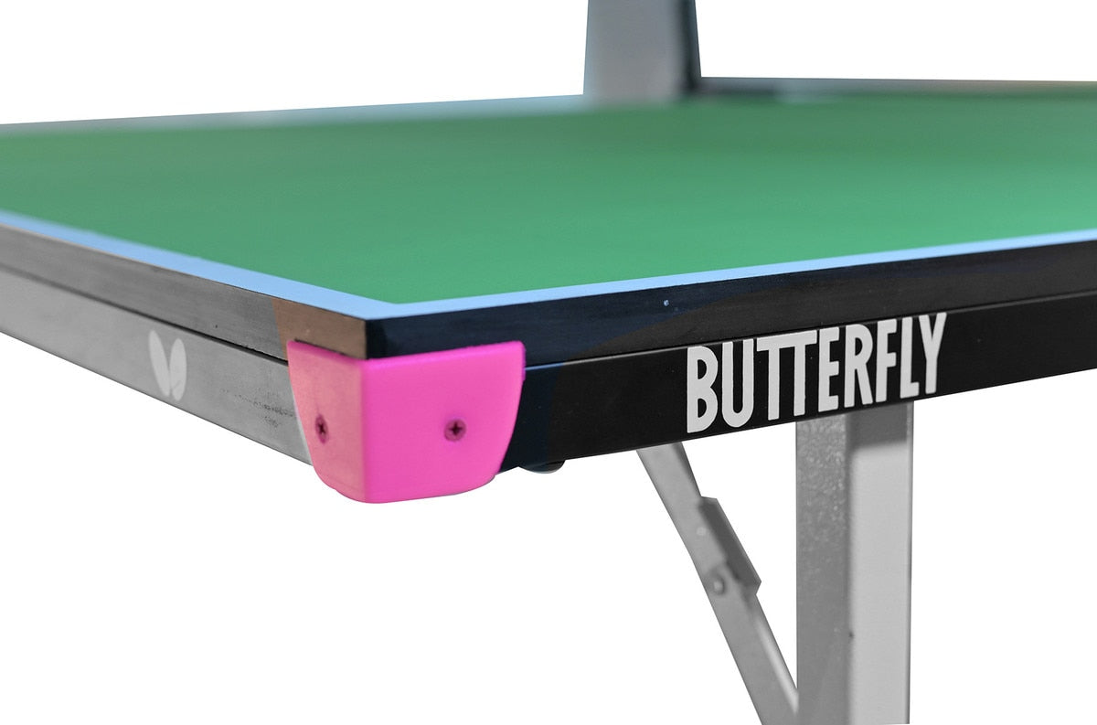 Butterfly Compact 19 - Table Tennis Table - Magenta Corner