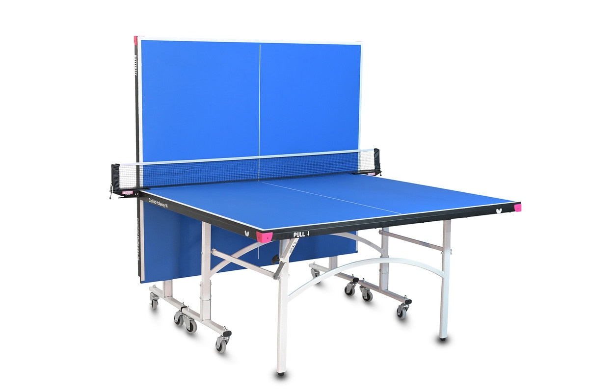 Butterfly Easifold 16 Rollaway - Table Tennis Table - Blue - Playback Position