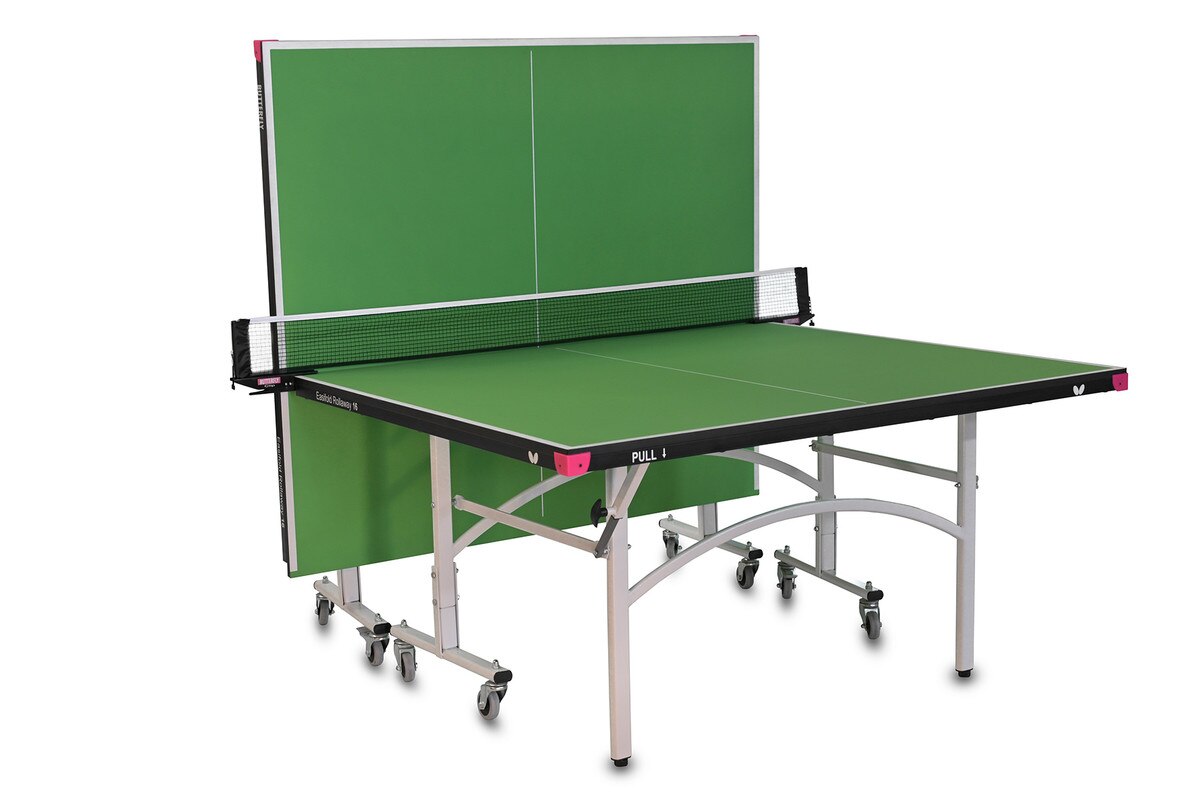 Butterfly Easifold 16 Rollaway - Table Tennis Table - Green - Playback Position