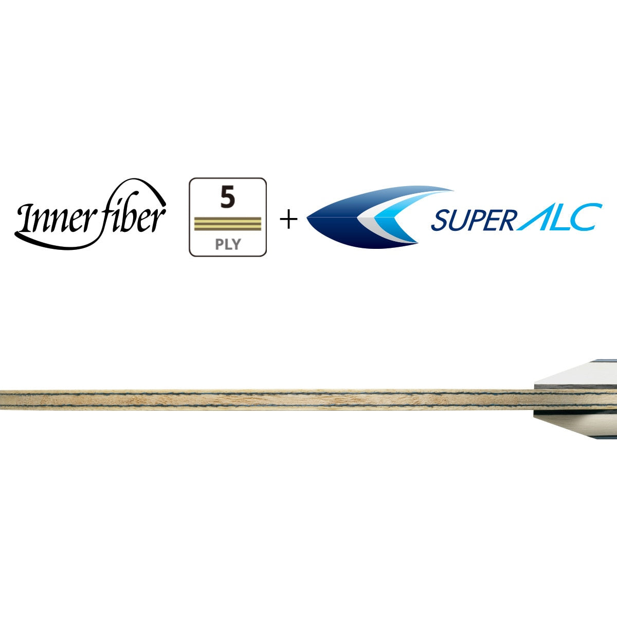 Butterfly Harimoto Innerforce Super ALC - Plies- 5 Wood + 2 Super ALC (Innerfiber)