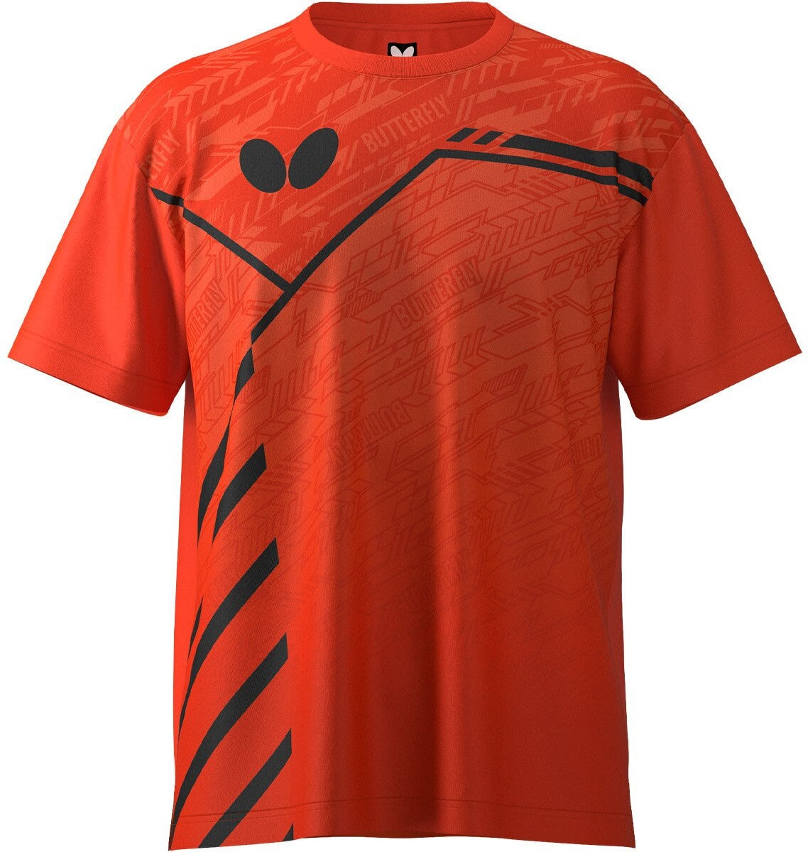 Butterfly Lecoot T-Shirt - Flash Red Front View