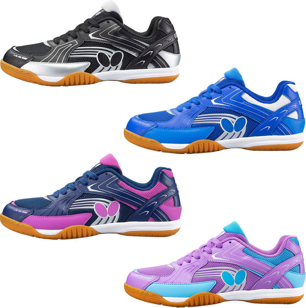 Butterfly Lezoline Reiss - Table Tennis Shoes - Black ; Blue ; Navy ; Purple