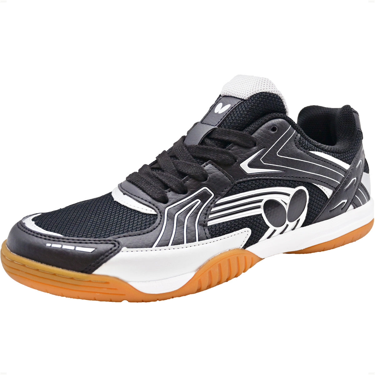 Butterfly Lezoline Reiss - Table Tennis Shoes - Black Front View