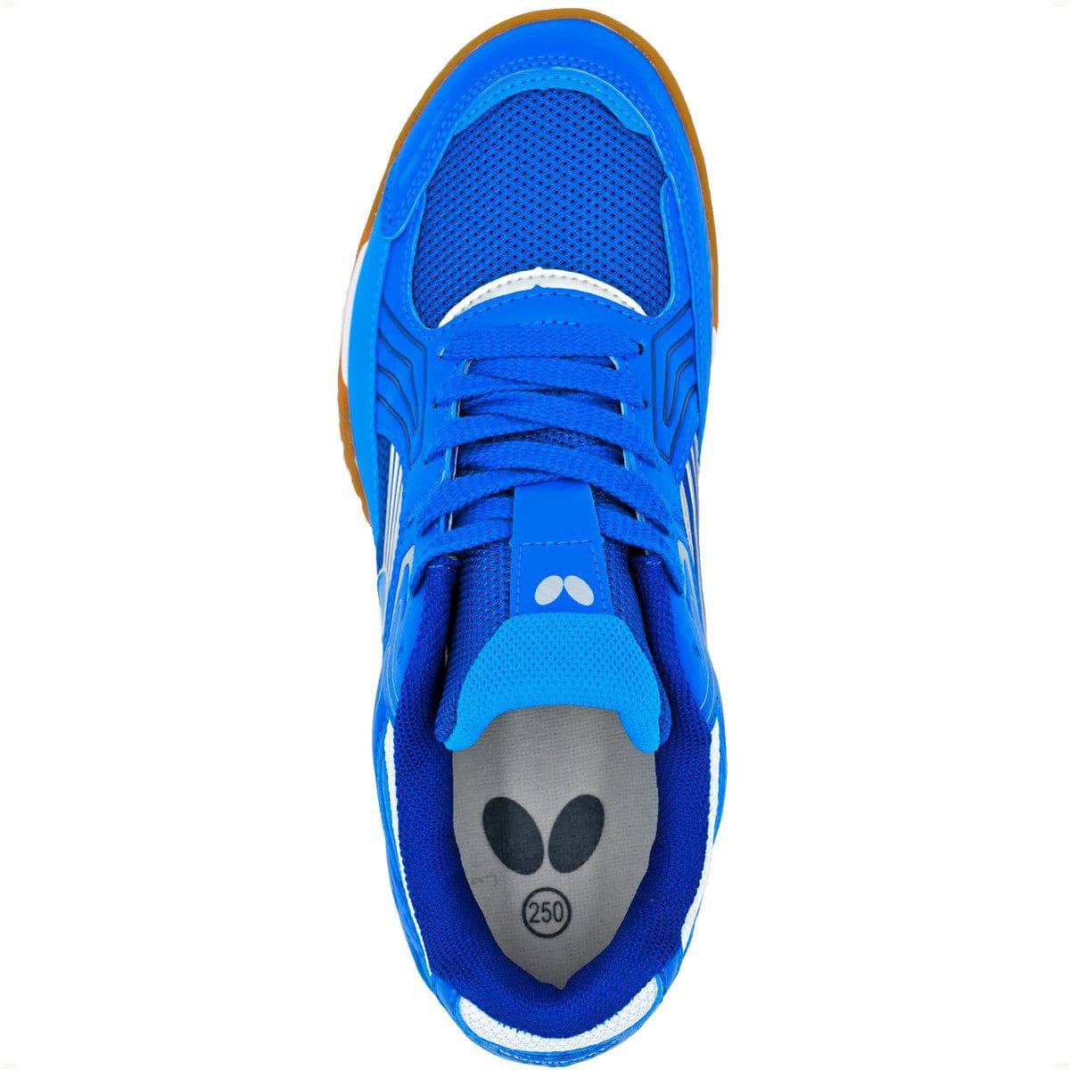 Butterfly Lezoline Reiss - Table Tennis Shoes - Blue Full Front View