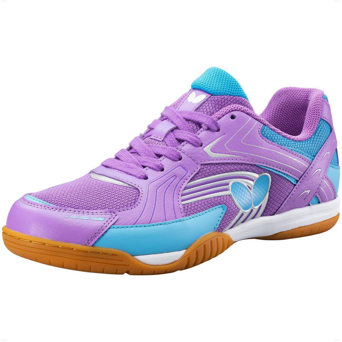 Butterfly Lezoline Reiss - Table Tennis Shoes - Purple Front View