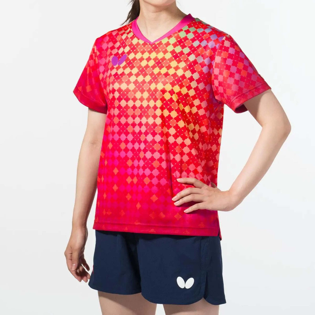 Butterfly Minalea Lady Shirt - Rose