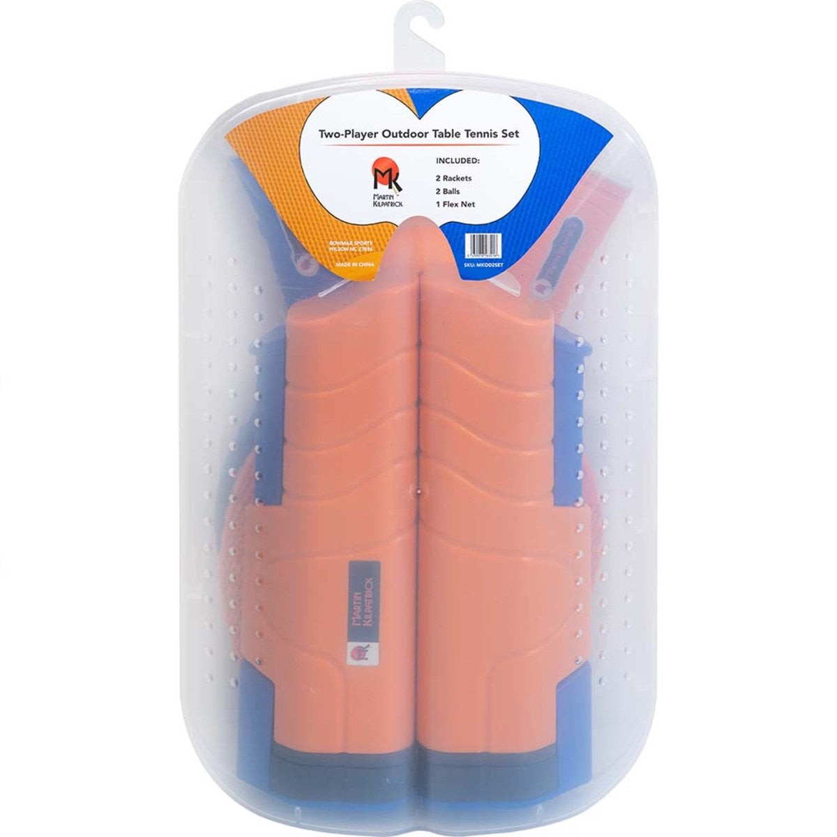 Butterfly MK 2 Player Outdoor Table Tennis Set - Durable Plastic Packaging