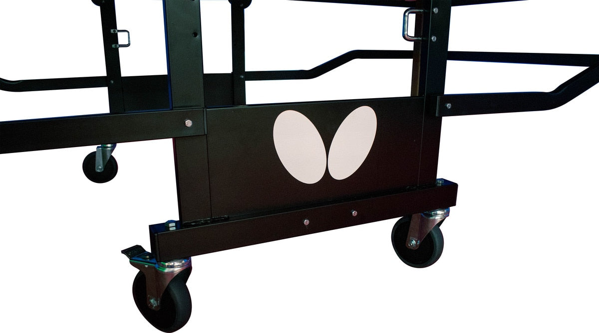 Butterfly Nippon Rollaway Table - Locking Rubber Wheels