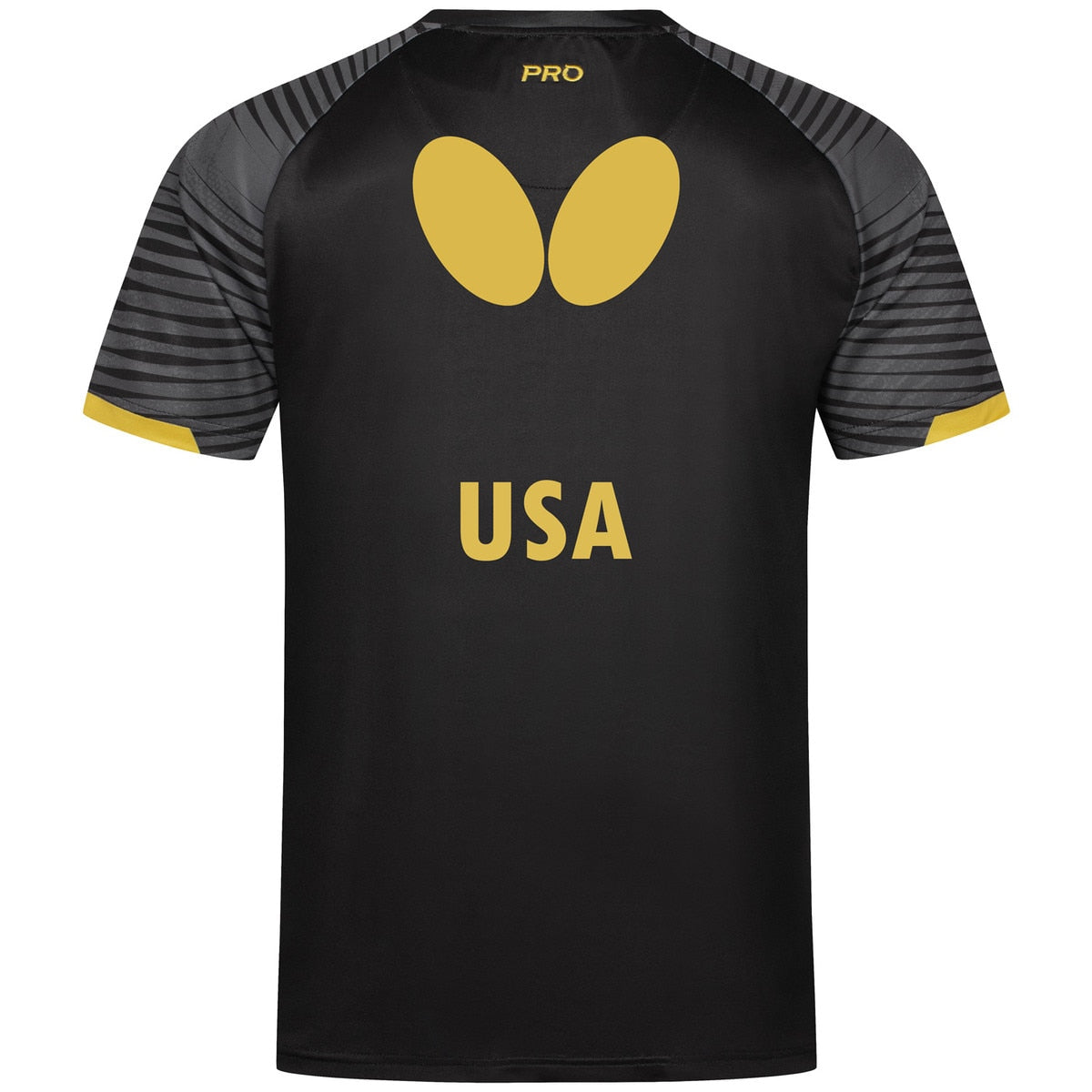 Butterfly - Official Apparel Sponsor of Team USA - Black Back View
