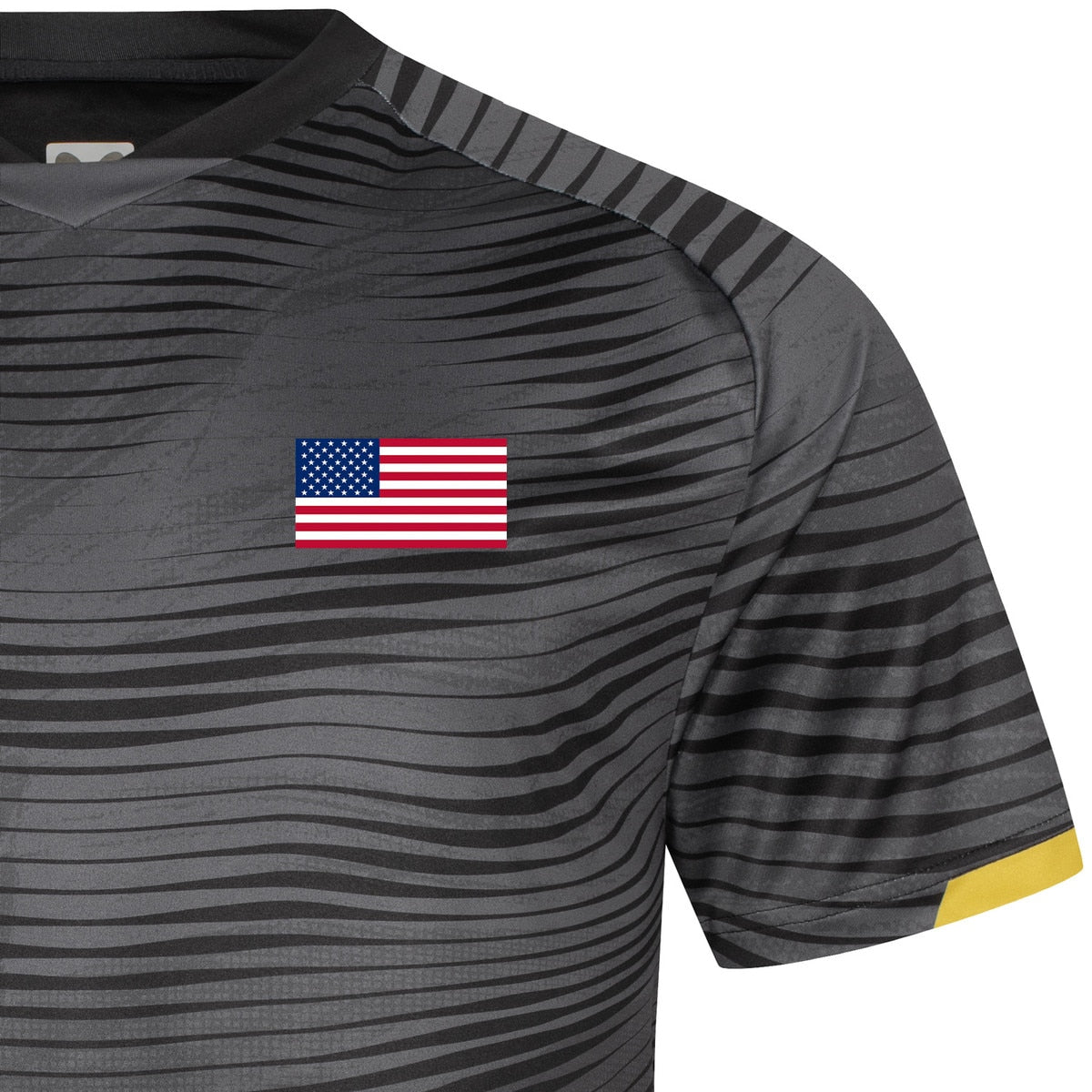 Butterfly - Official Apparel Sponsor of Team USA - Black Left Sleeve