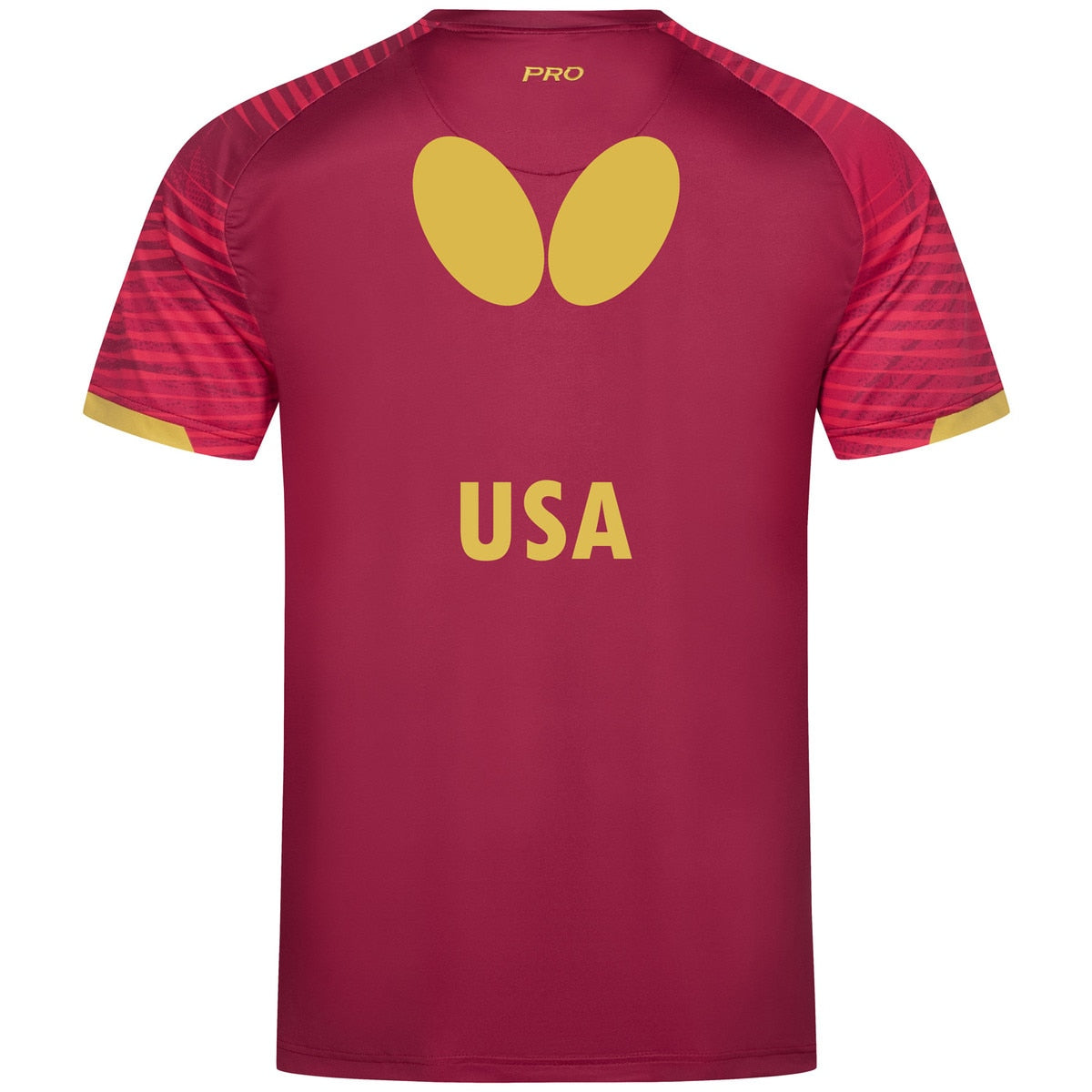 Butterfly - Official Apparel Sponsor of Team USA - Red Back View