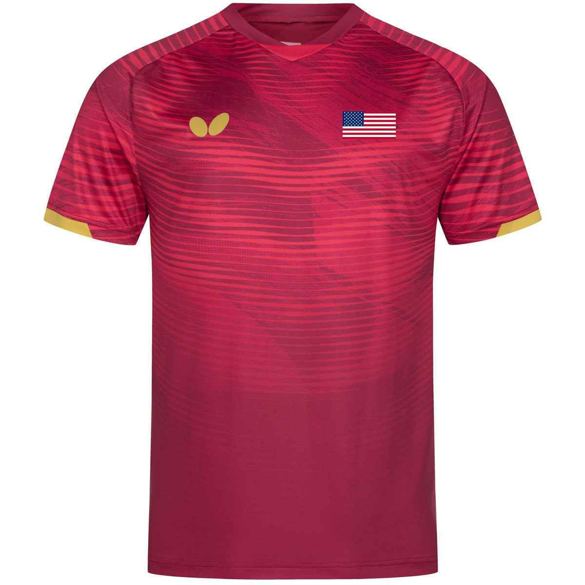 Butterfly - Official Apparel Sponsor of Team USA - Red Front View
