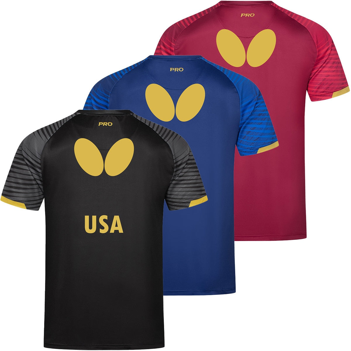 Butterfly - Official Apparel Sponsor of Team USA - Table Tennis Shirt - Back