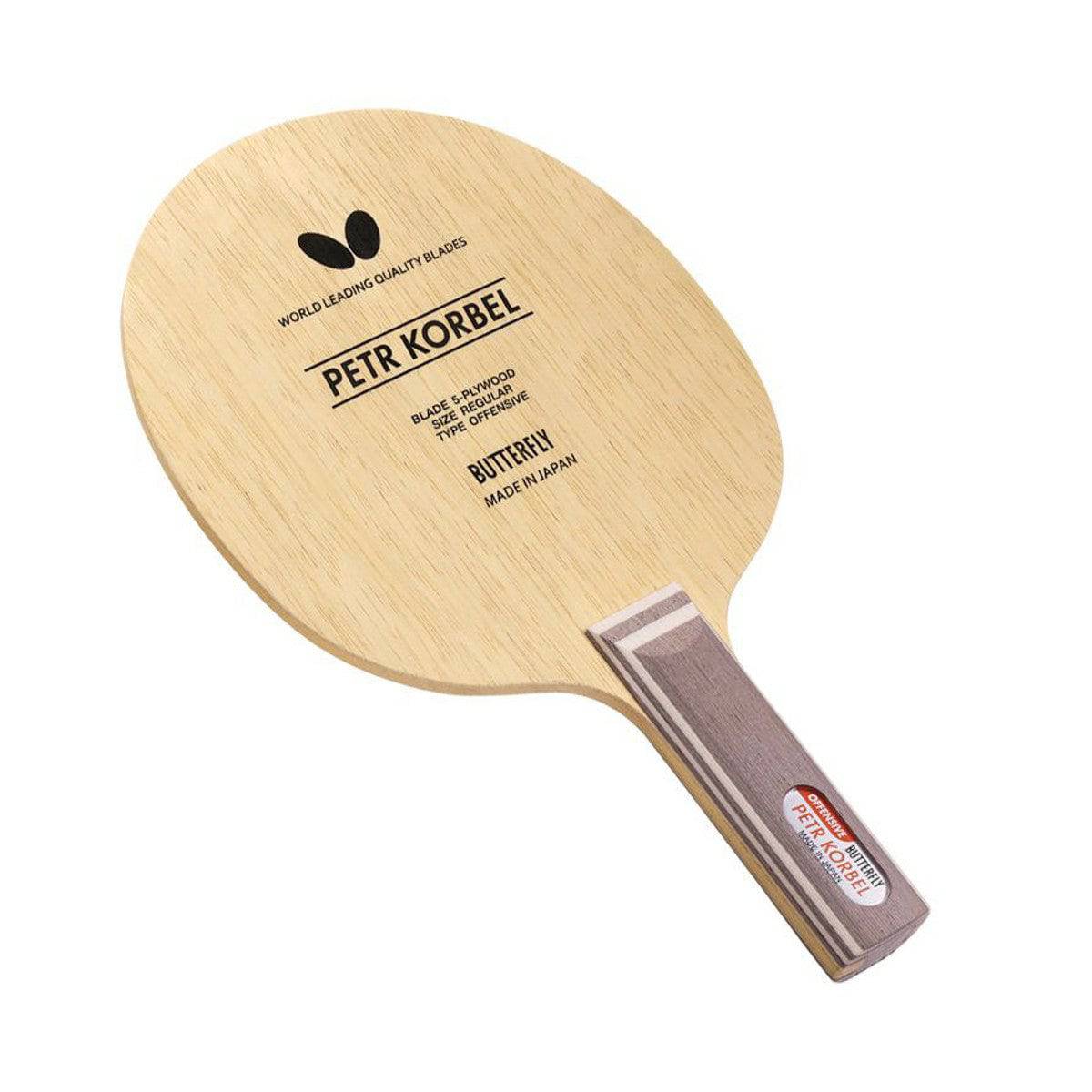 Butterfly Petr Korbel - Offensive Table Tennis Blade - Straight