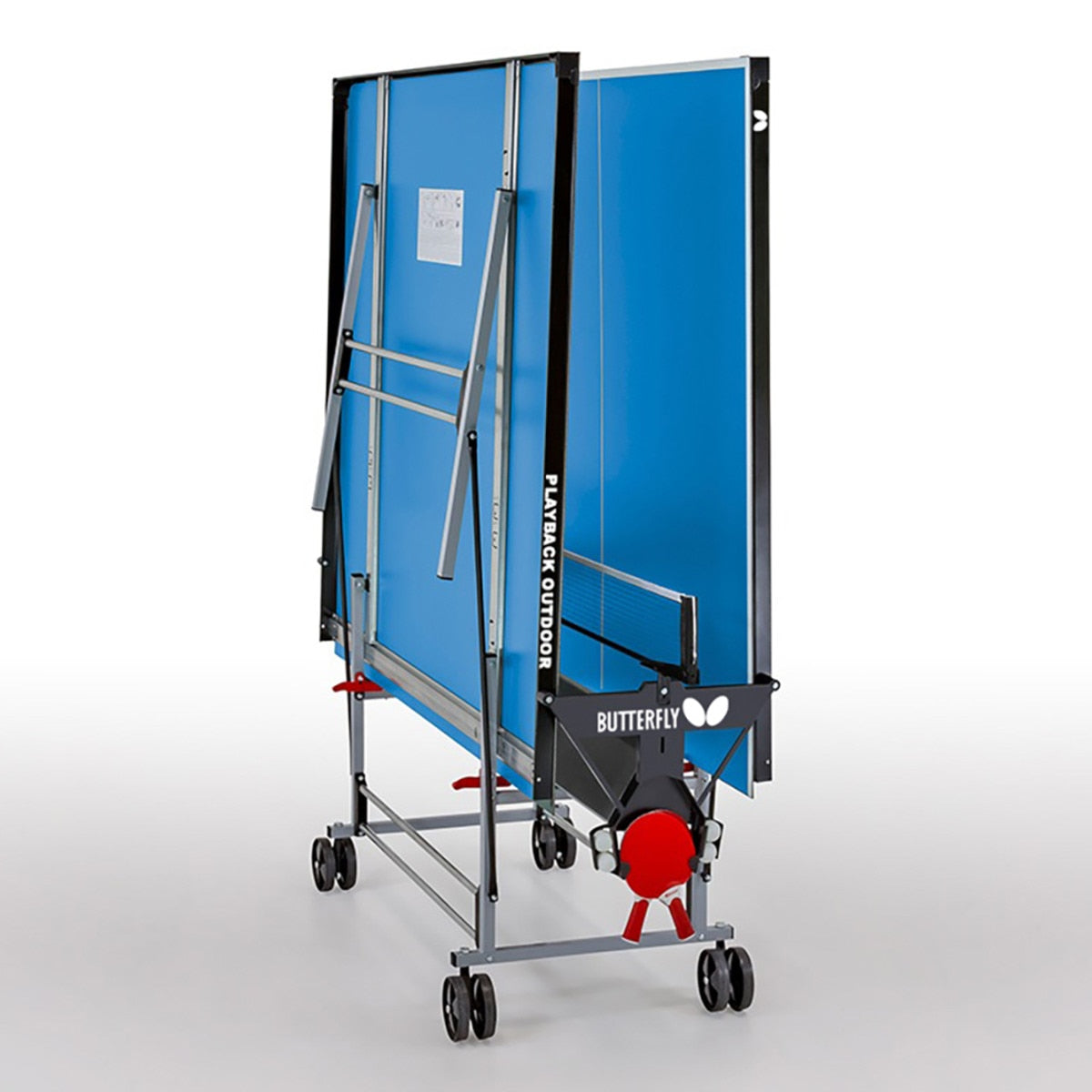 Butterfly Playback Outdoor Table - Blue - Folded