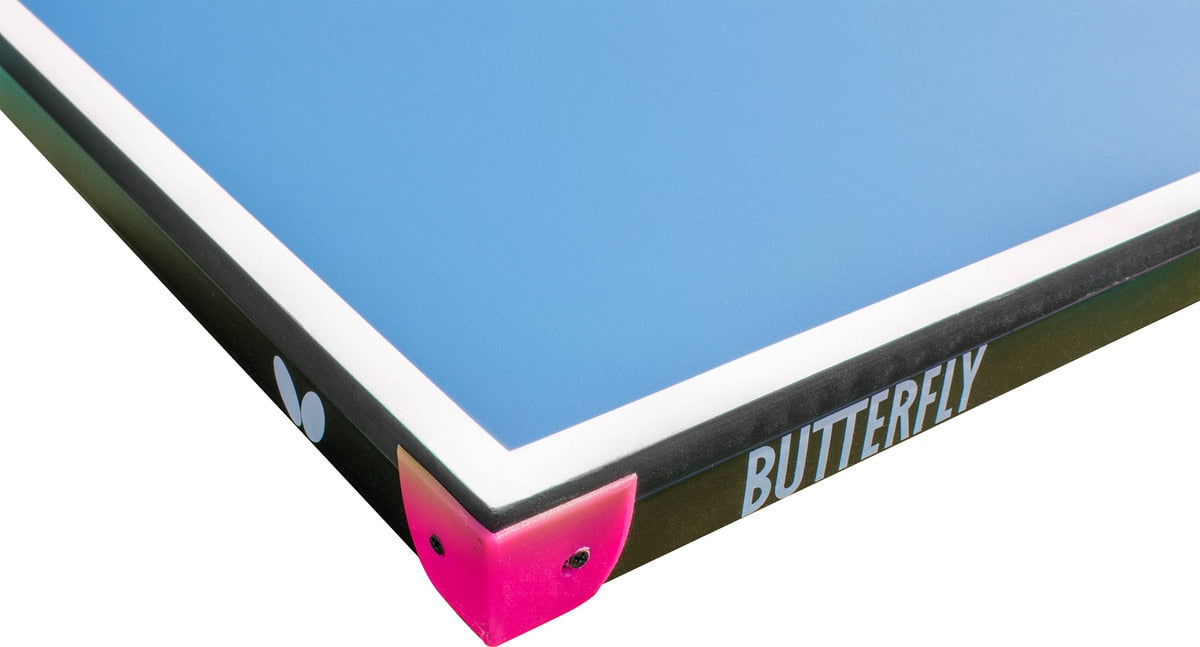 Butterfly Pool Table Conversion Top - Magenta Corners