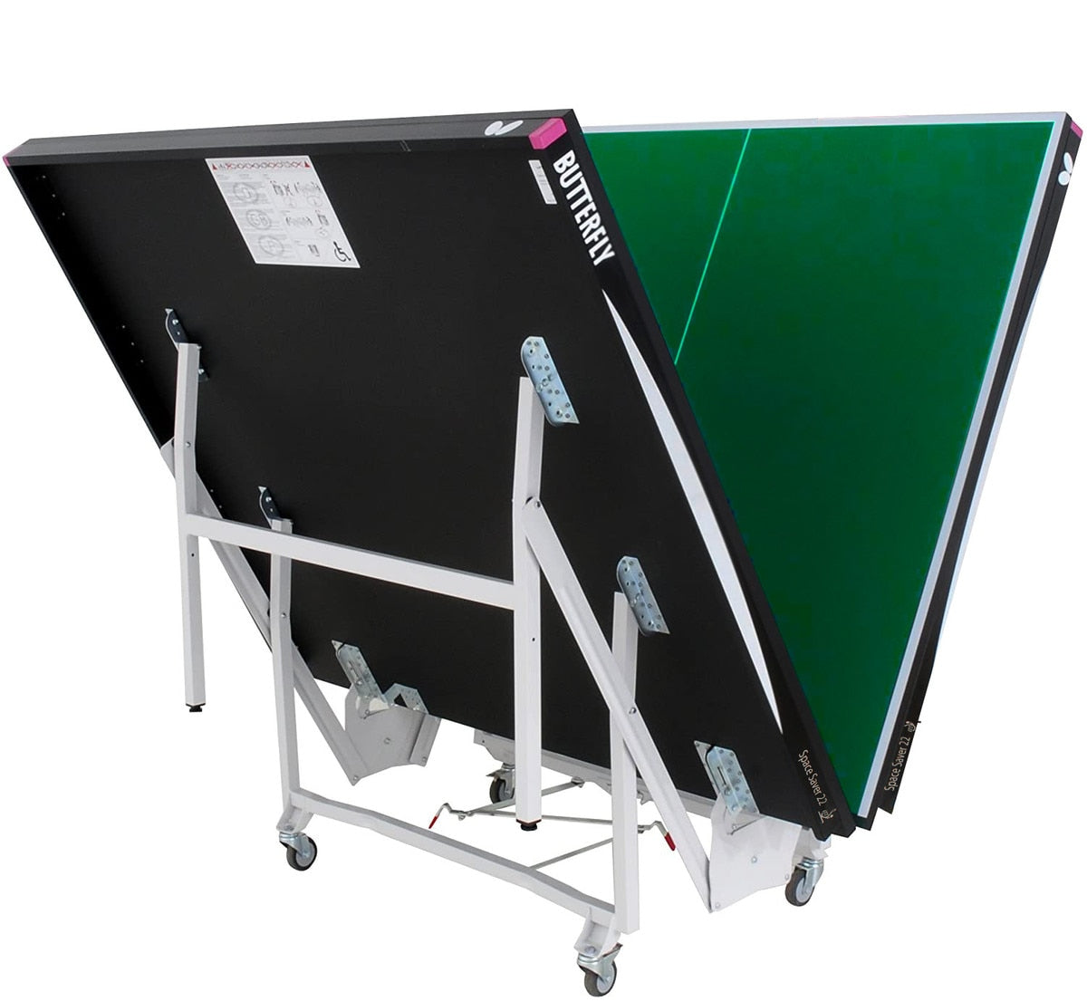 Butterfly Space Saver 22 Table - Green - Vertical Precision