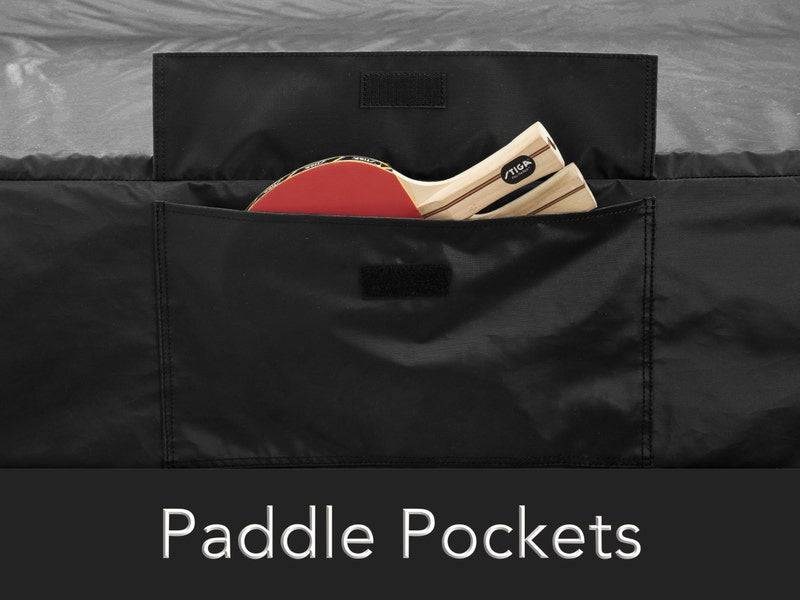 Coverstore Ping Pong Table Cover Classic Black - Paddle Pockets