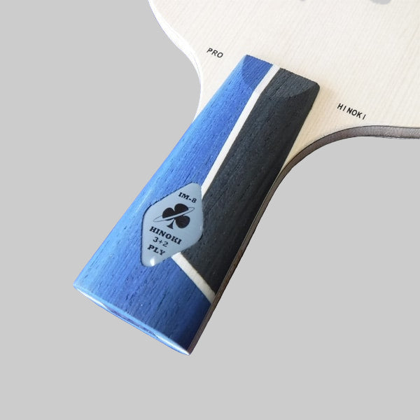 Gambler Hinoki IM8 Carbon Chinese Pehnold Table Tennis Blade - Handle Style