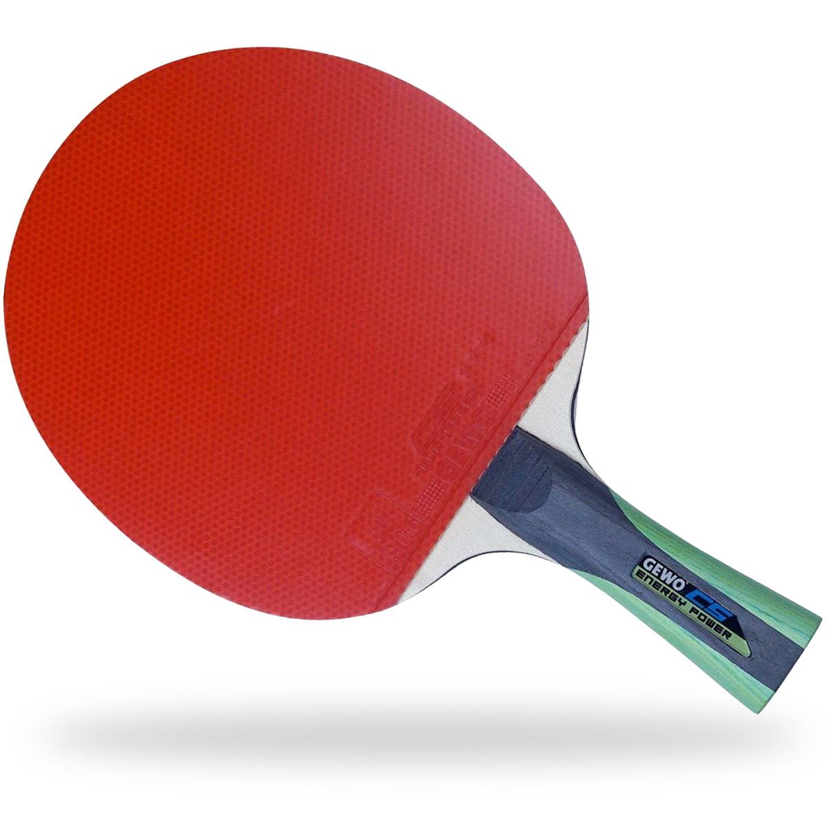 GEWO CS Energy Power Pre-Assembled Table Tennis Racket - Front View