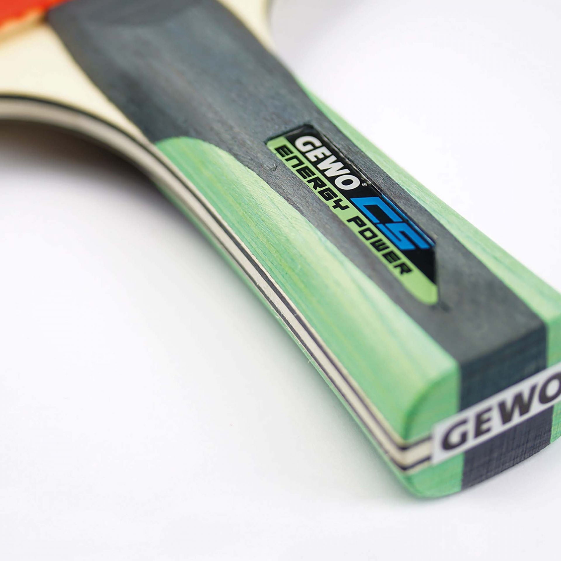 GEWO CS Energy Power Pre-Assembled Table Tennis Racket - Handle