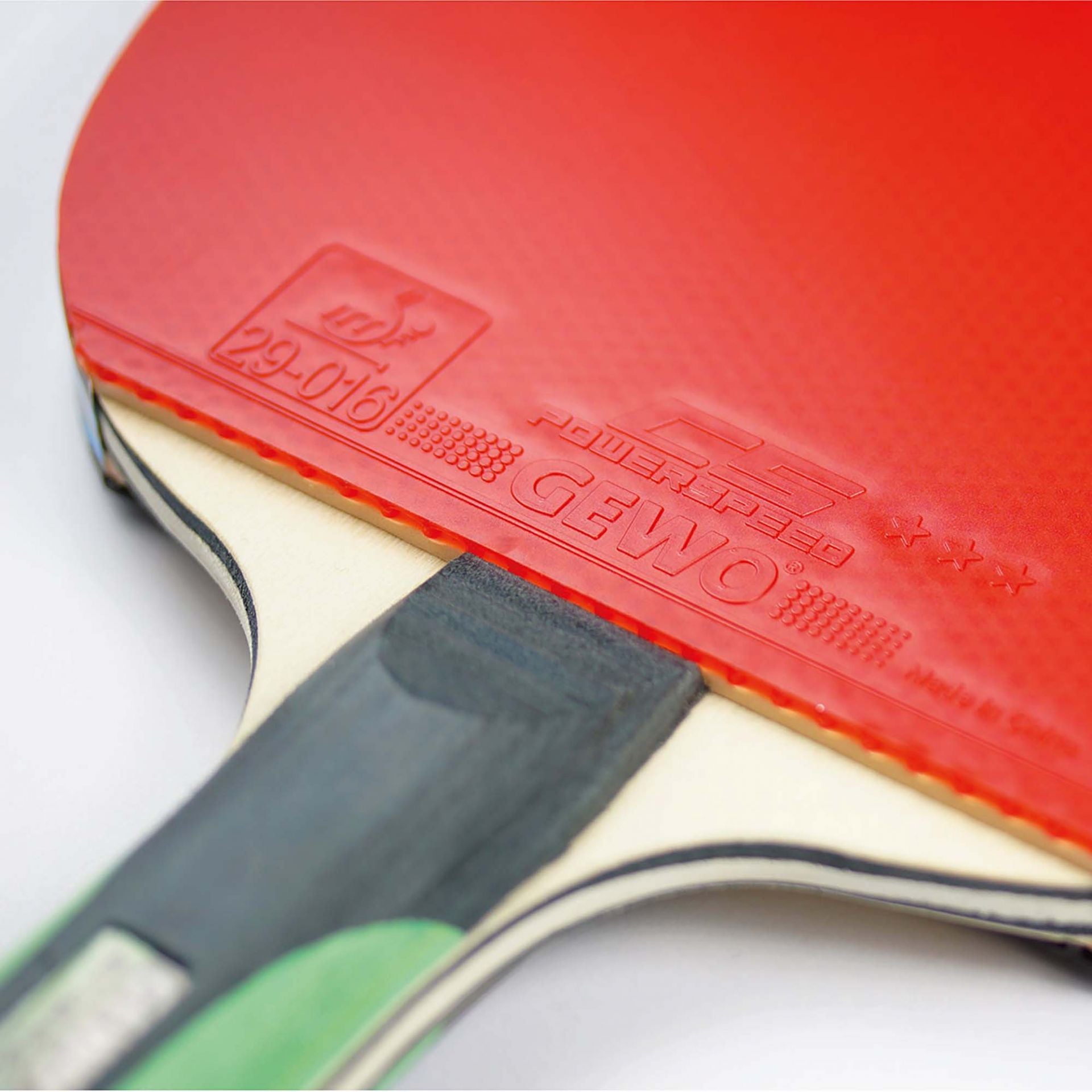 GEWO CS Energy Power Pre-Assembled Table Tennis Racket - Rubber