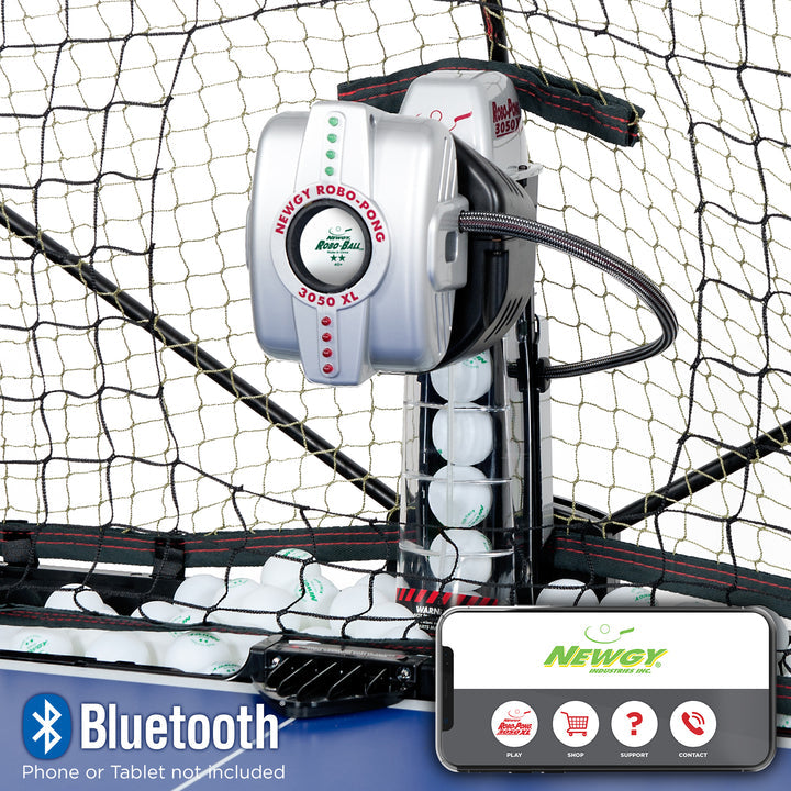 NEWGY Super Pro Robo-Pong - 3050XL Table Tennis Robot - App/Bluetooth