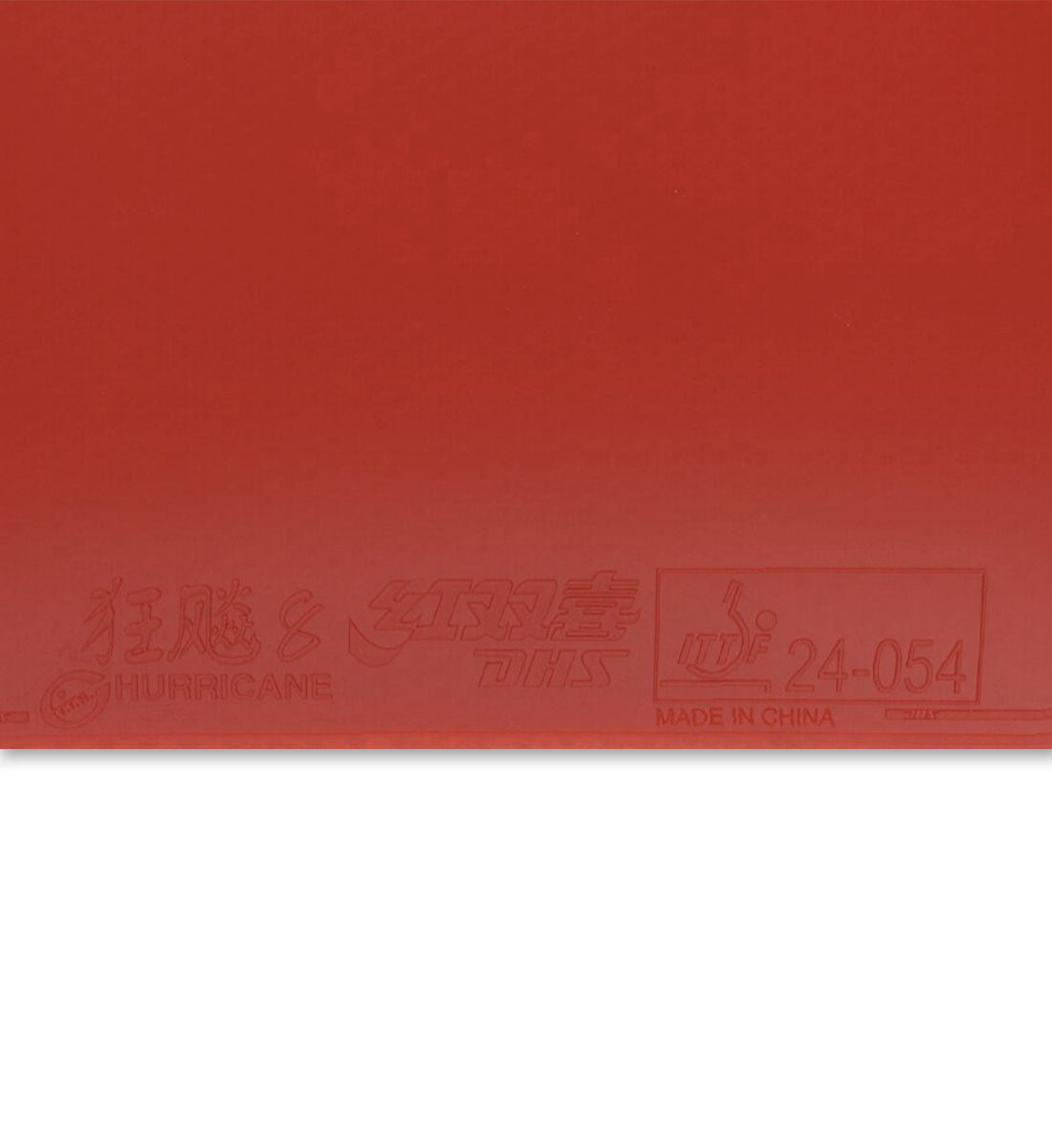 Nittaku Hurricane 8-80 Power Inverted Table Tennis Rubber – High Spin & Speed - Red