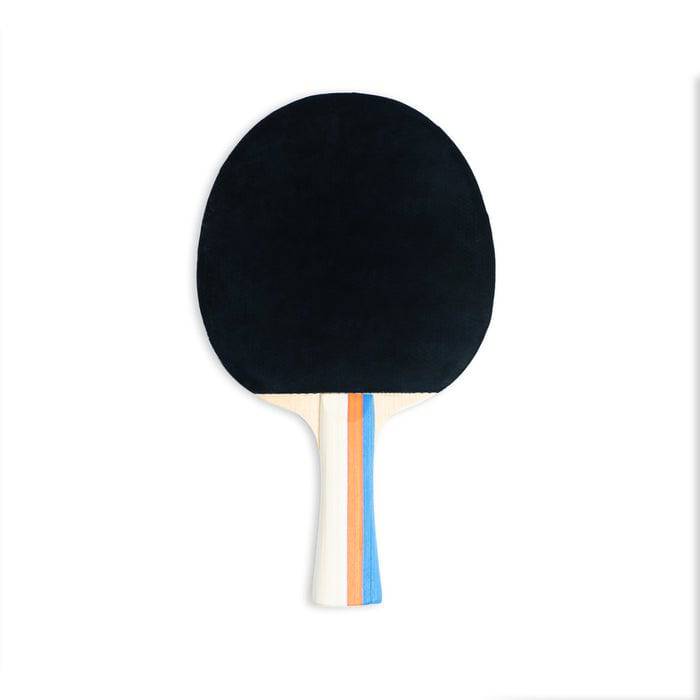 Stag 3 Star Table Tennis Racket - BLACK Back View
