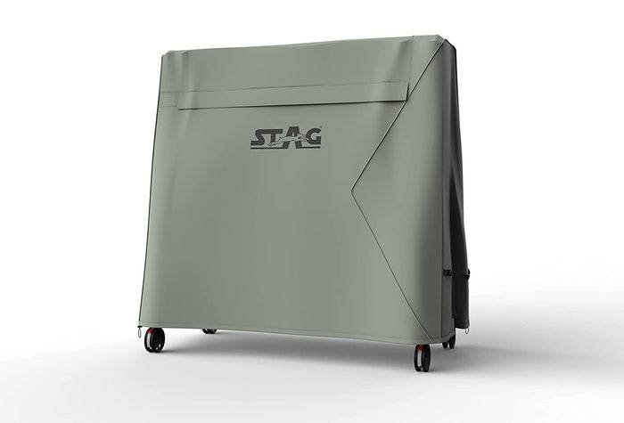 Stag Premium Heavy-Duty Weatherproof Indoor/Outdoor Table Tennis Table Cover - Colour Grey