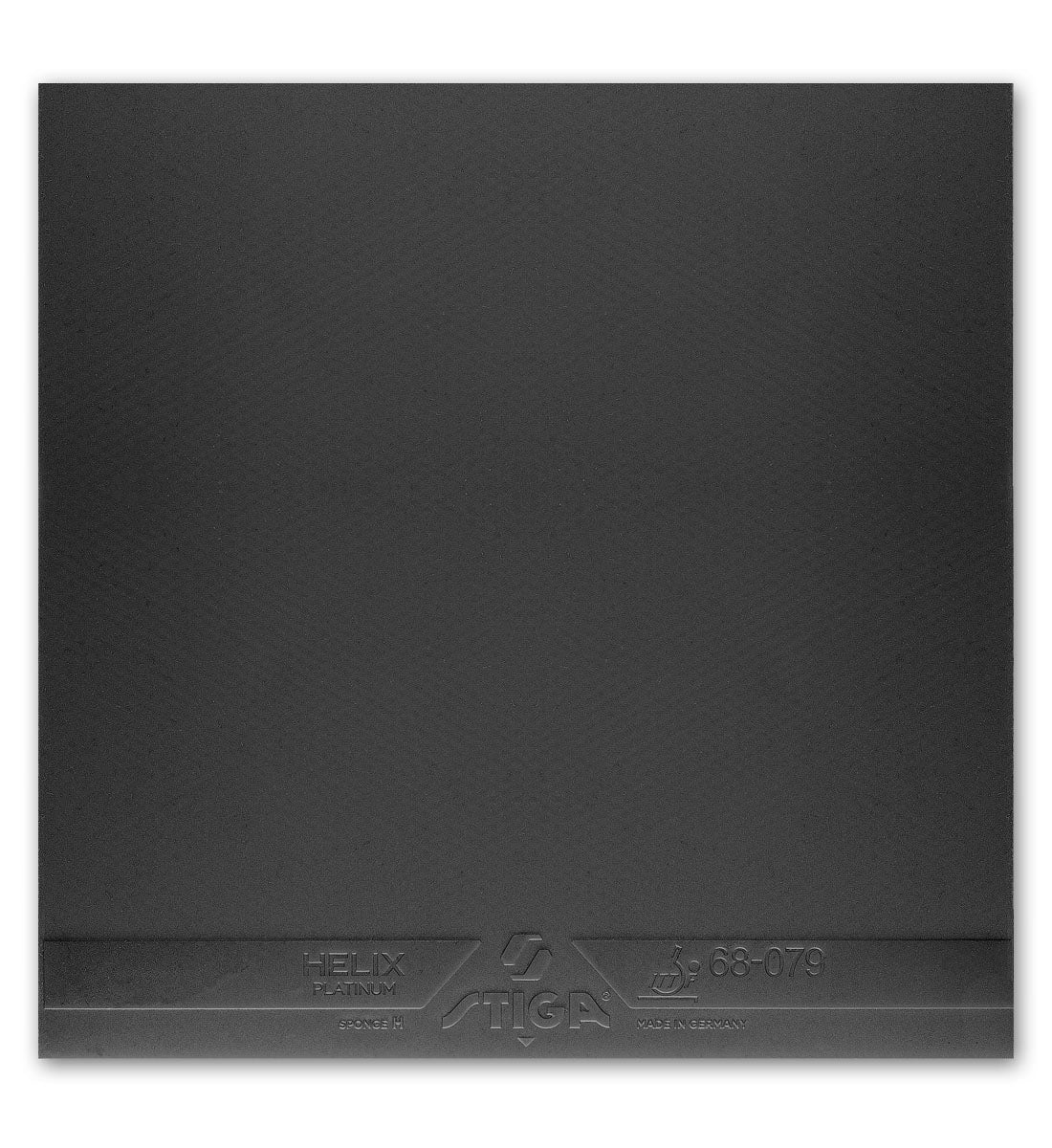 Stiga Helix Platinum H Table Tennis Rubber – Hard Sponge, High Spin & Speed - BLACK