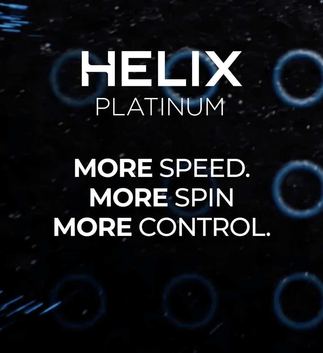 Stiga Helix Platinum H Table Tennis Rubber – Hard Sponge, High Spin & Speed - Inverted