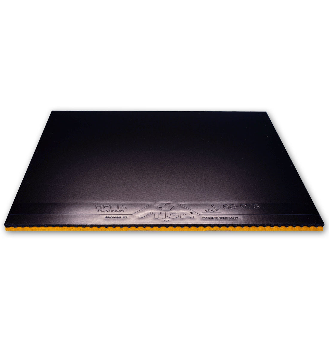 Stiga Helix Platinum M Table Tennis Rubber – Medium Sponge, Spin & Speed - BLACK