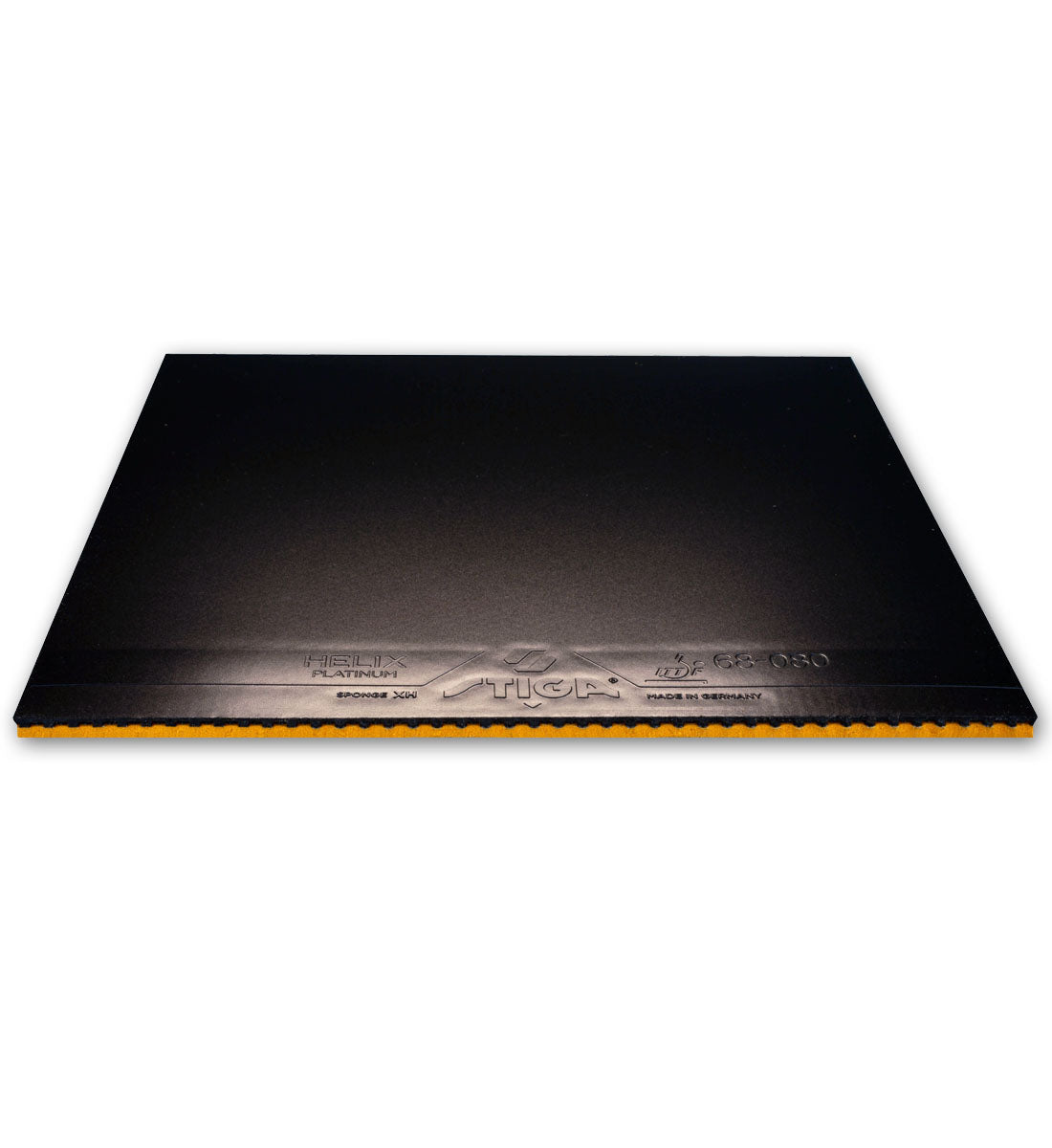 Stiga Helix Platinum XH Table Tennis Rubber – Extra Hard, High Spin & Speed - BLACK