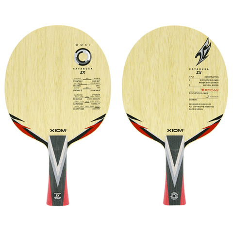XIOM Hayabusa Zx OFF Table Tennis Blade XIOM Hayabusa Zx OFF Table Tennis Blade