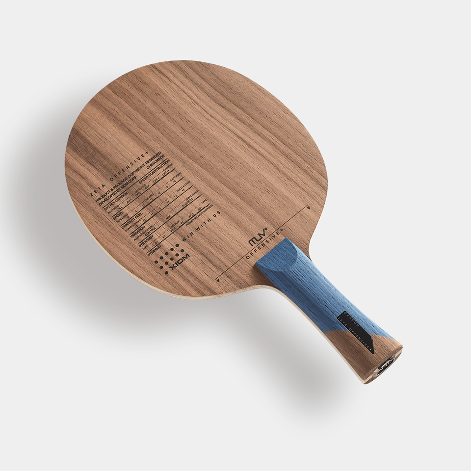 XIOM Zeta Offensive - Table Tennis Blade - Flared- Back