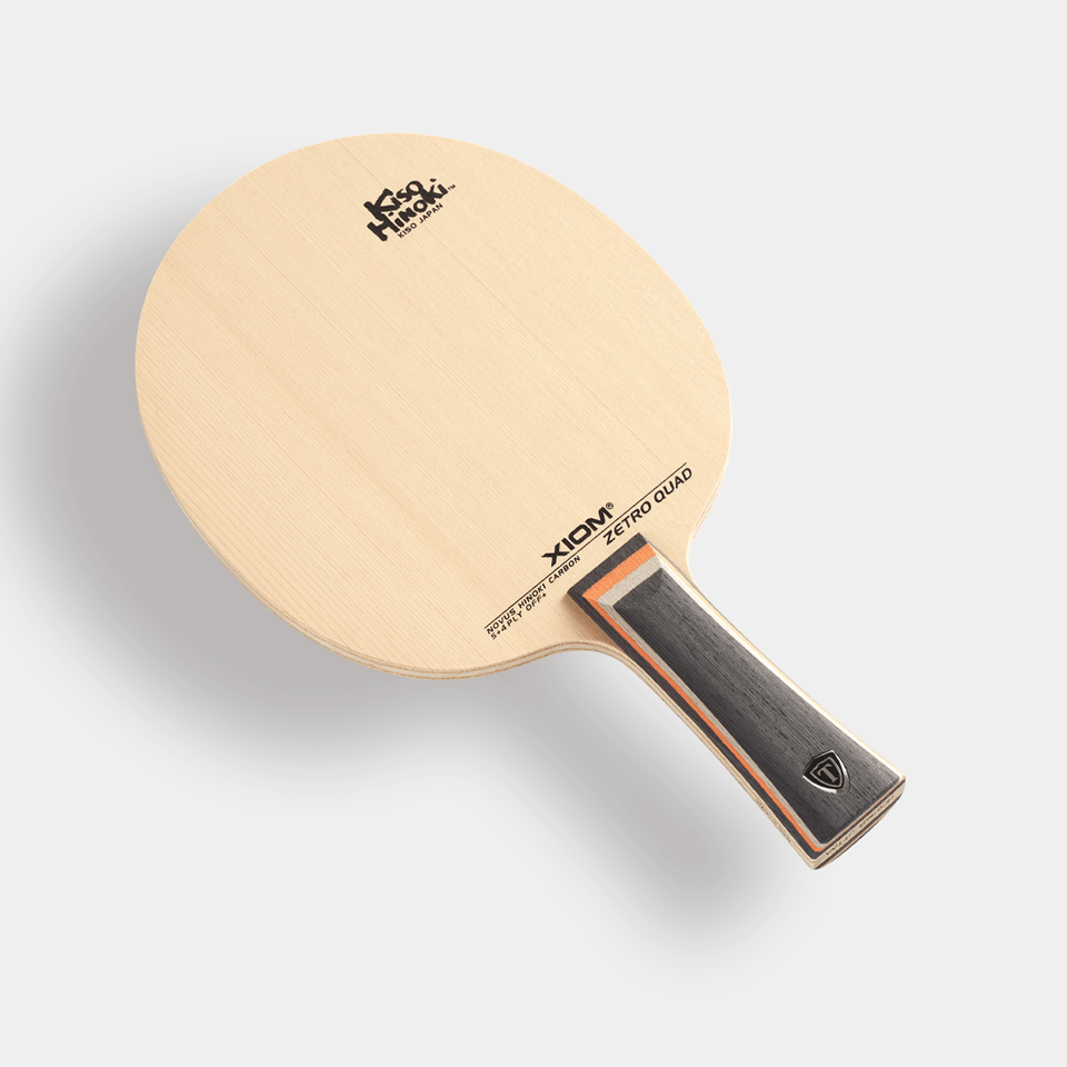 Xiom Zetro Quad Offensive Table Tennis Blade - Flared - Back