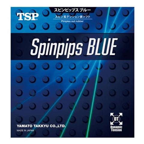 TSP Spinpips  Blue - Short Pips Ping Pong Rubber