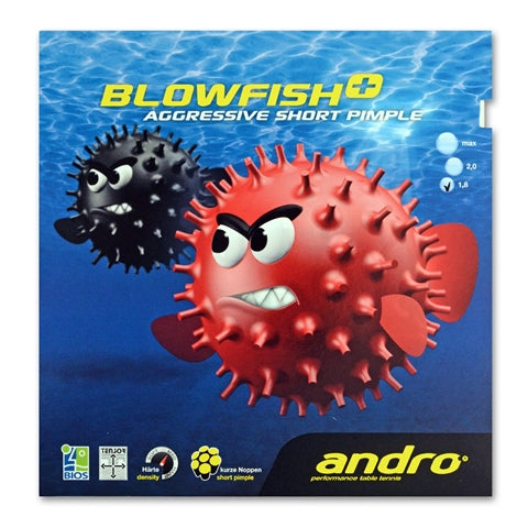Andro Blowfish Plus - Short Pips Table Tennis Rubber