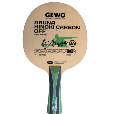 GEWO Aruna Power - Professional Table Tennis Racket with Nexxus Super Select Rubber
