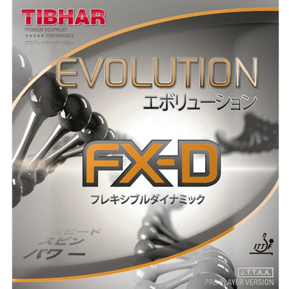 Tibhar Evolution FX-D - Offensive Table Tennis Rubber