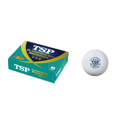 TSP 40+ 3-Star SL Premium Table Tennis Balls - 3 Pack
