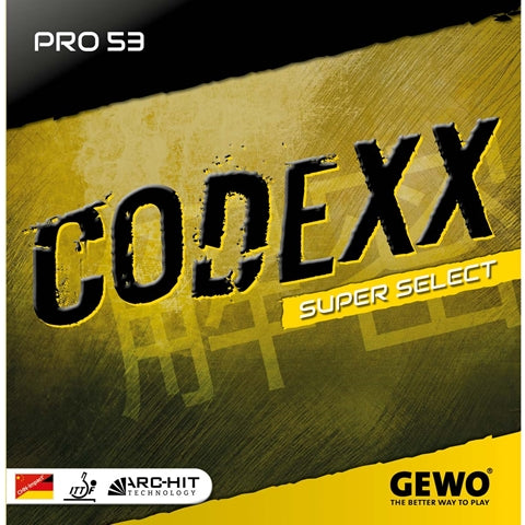 GEWO Codexx Superselect Pro 53 - Offensive Table Tennis Rubber